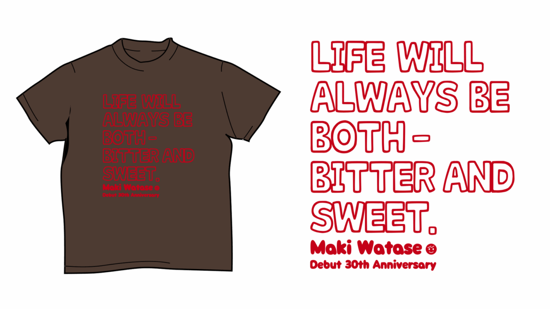 渡瀬マキ ソロデビュー30周年記念Tシャツ